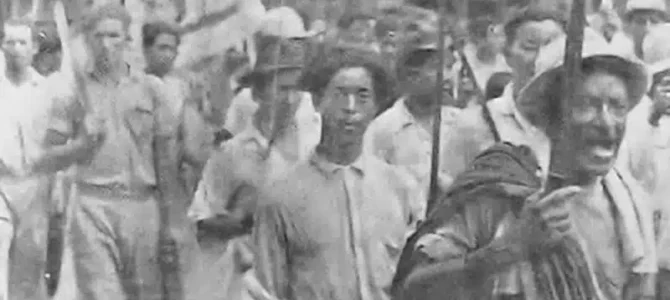 La Huelga de Brazos Caidos y Guerra Civil 1948