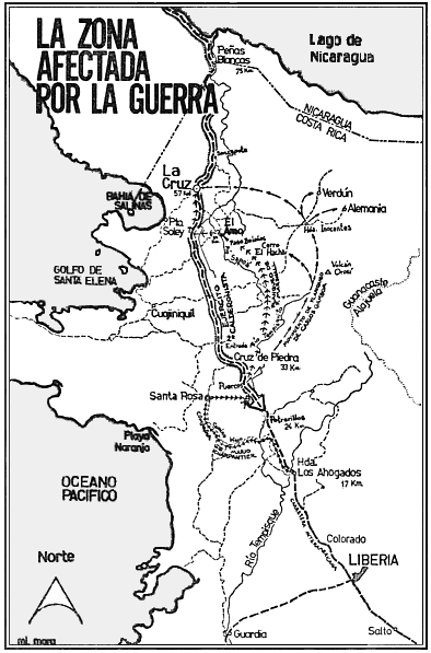 Mapa Invasión del 55