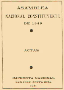 Actas Asamblea Nacional Constituyente 1949