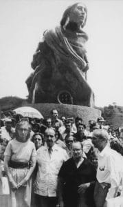 Inauguración del Monumento a los Caídos