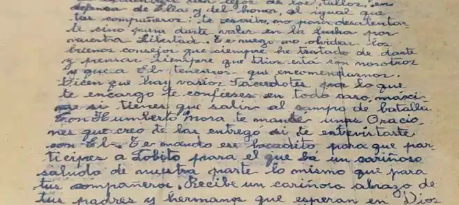 Carta de una madre a su hijo, Invasión del 55