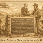Santa María de Dota y la memoria del 48