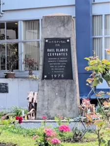 Placa Blanco Cervantes